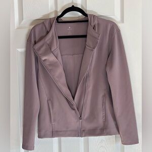 APANA women’s small Mauve Asymmetrical Zip Jacket